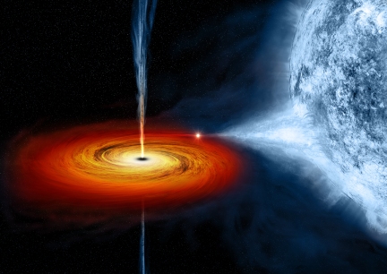 A stellar-mass black hole in orbit with a companion star located about 6,000 light years from Earth.